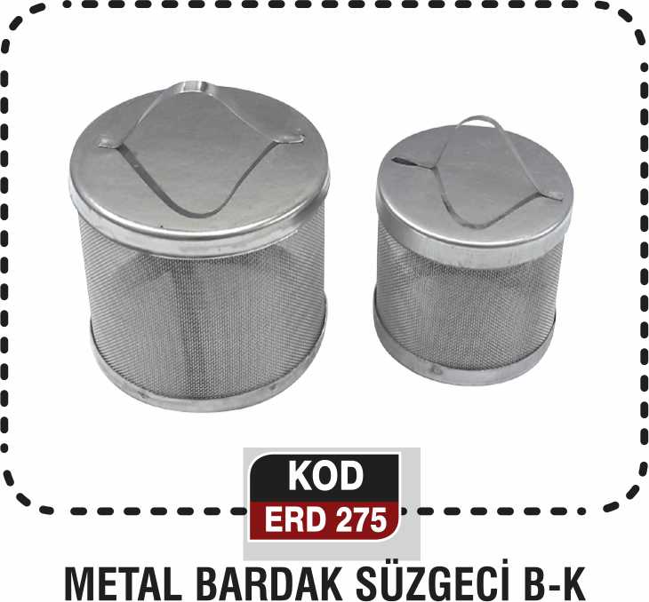 METAL BARDAK SÜZGECİ B-K ERD 275