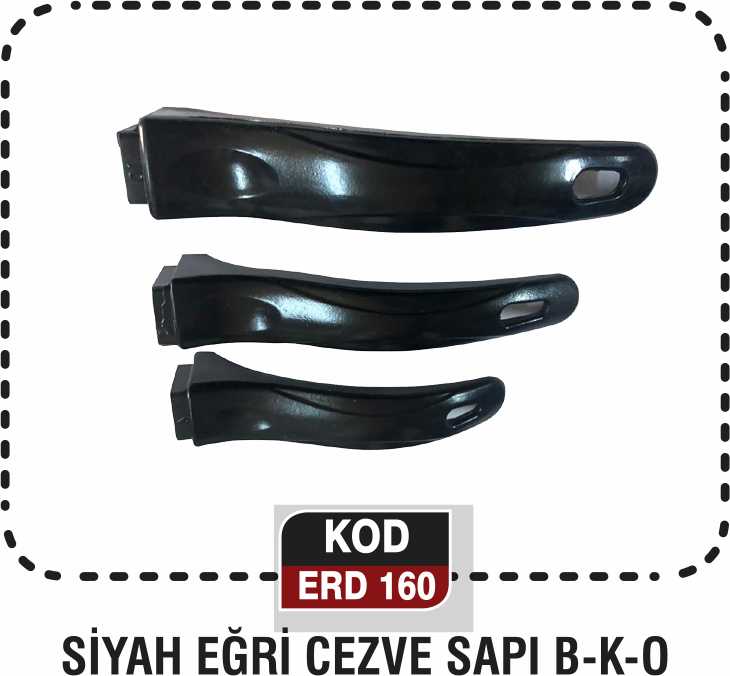 SİYAH EĞRİ CEZVE SAPI B-K-O ERD 160